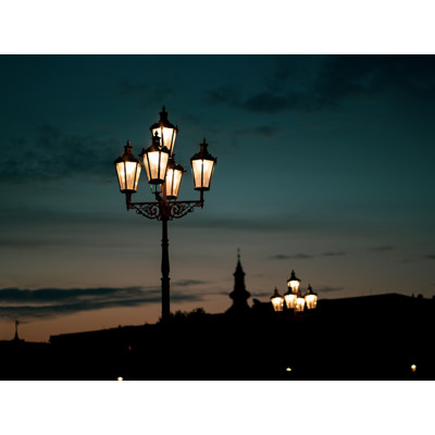 Nočné lampy 1 (foto obraz L)