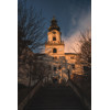 Nitriansky hrad - katedrála sv. Emeráma - zlatá hodinka (foto obraz XL)